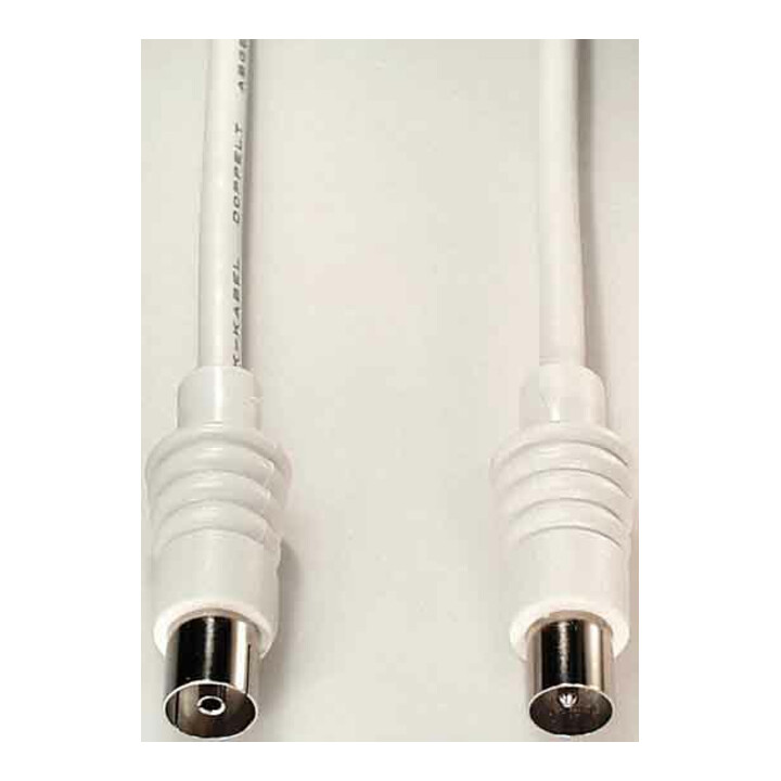 E+P Elektrik Câble d'antenne blanc 7,5 m HFA7