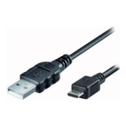 E+P Elektrik Câble de charge USB pour téléphone mobile USB/Micro USB, 1 m TL592-1