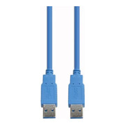 E+P Elektrik Câble de connexion USB3.0 AA 1,5 m, bleu CC303-1
