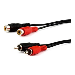 E+P Elektrik Câble de rallonge RCA 2,5 m B98