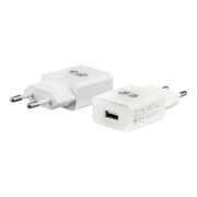 E+P Elektrik Chargeur USB simple 2 400 mA AC101 blanc-1