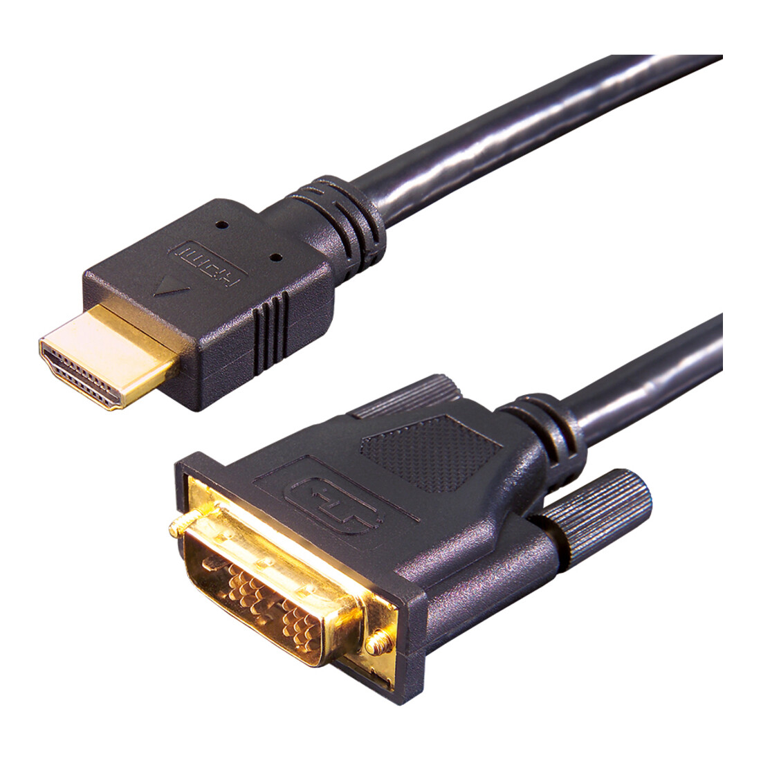 E+P Elektrik HDMI-Adapterkabel 2m,sw HDMI3