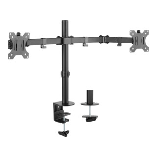 E+P Elektrik Support de table pour moniteur 13-32 pouces, double, noir TH12