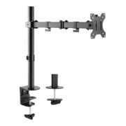 E+P Elektrik Support de table pour moniteur 13-32 pouces, simple, noir TH11-1