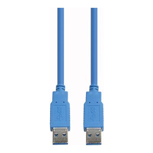 E+P Elektrik USB3.0 Verbindungskabel AA 1,5m,blau CC303