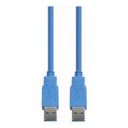 E+P Elektrik USB3.0 Verbindungskabel AA 1,5m,blau CC303