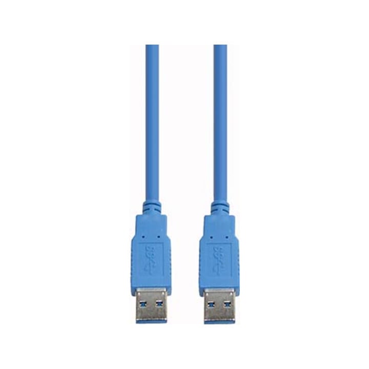E+P Elektrik USB3.0 Verbindungskabel AA 1,5m,blau CC303