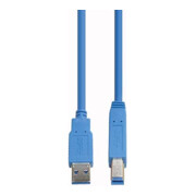 E+P Elektrik USB3.0 Verbindungskabel AB 1,5m,blau CC302