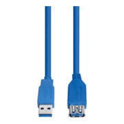 E+P Elektrik USB3.0 Verlängerung AA 1,5m,blau CC318/1