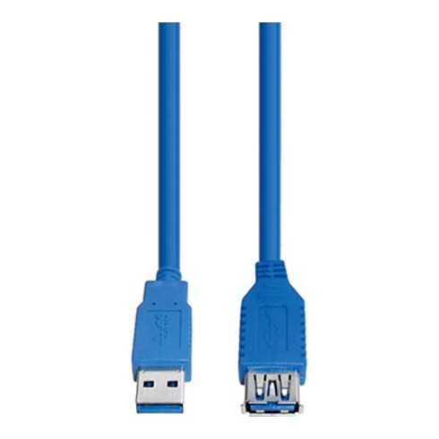 E+P Elektrik USB3.0 Verlängerung AA 3m,blau CC318