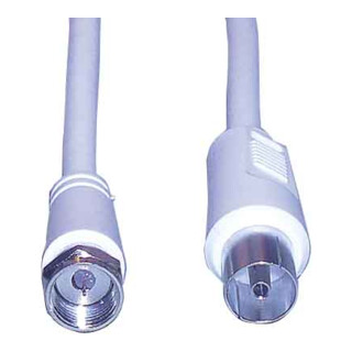 e+p F-Anschlusskabel FK 15 1,5m weiß
