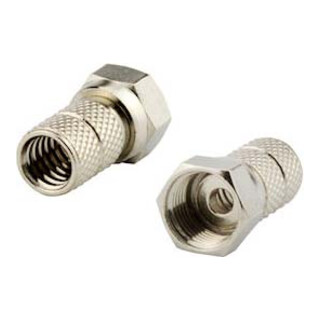 e+p F-Stecker 6,1mm schraubbar lose