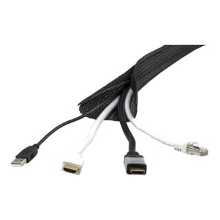 e+p Gaine pour câble WHZ 85 noire