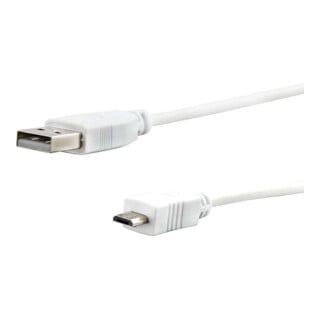 e+p Micro-USB-Kabel AB 1m CC 549 W