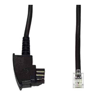 e+p Telefon-Anschlusskabel T 44 6m