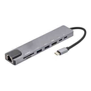 e+p USB-C Multiport-Adapter MPA 8 8-fach
