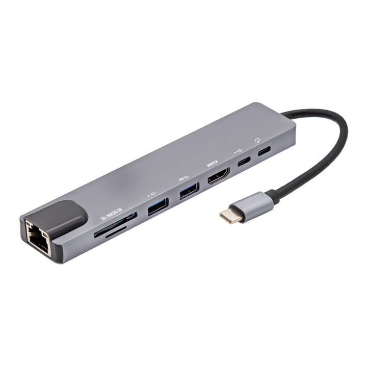 e+p USB-C Multiport-Adapter MPA 8 8-fach