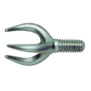 E&R Rohrwellentechnik Griffe à trois dents filetage 1/2" 50 mm E+R