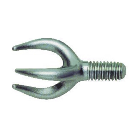 E&R Rohrwellentechnik Griffe triple dent avec filetage 1/2" 40 mm E+R