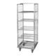 E. S. B. Conteneur roulant en acier 1490 600 x 600 mm 2 faces Cr 3