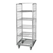 E. S. B. Conteneur roulant en acier 1490 600 x 600 mm 2 faces Cr 3-3