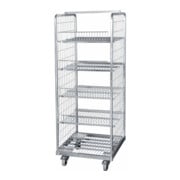 E. S. B. Conteneur roulant en acier 1490 600 x 600 mm 2 faces Cr 3-4
