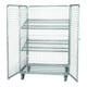 E. S. B. Conteneur roulant en acier 1600 800 x 1200 mm 4 côtés 2 portes battantes Cr 3