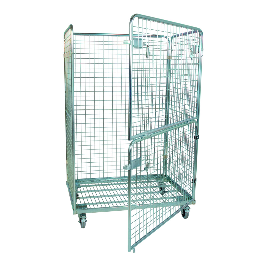 E. S. B. Conteneur roulant en acier 1600 800 x 1200 mm pliable sur 4 côtés Cr 3