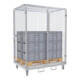 E. S. B. Conteneur roulant en acier ADB 1600 950 x 1350 mm 5 côtés Cr 3