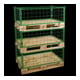 E. S. B. Gitteropzetframe 400 100 x 100 draadgaas groen