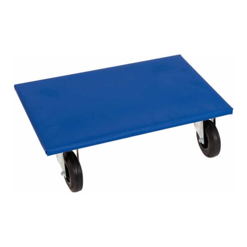 HMH Möbelroller HO 600 x 300 mm ø 100 mm Vollgummi schwarz Set 2 Stück