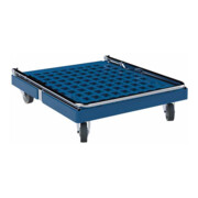 E. S. B. Rollplatte ME Cr 3 724 x 815 mm blau ø 100mm TPE mit klappbarem Schiebebügel-3