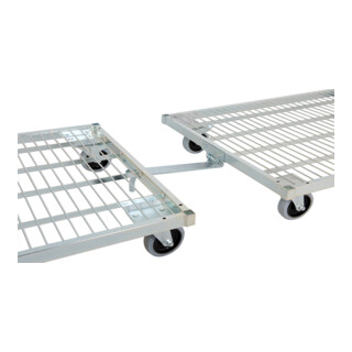 E. S. B. Set timone e accoppiamento Cr 3 per Stahlrolltainer® 800 x 1200 mm