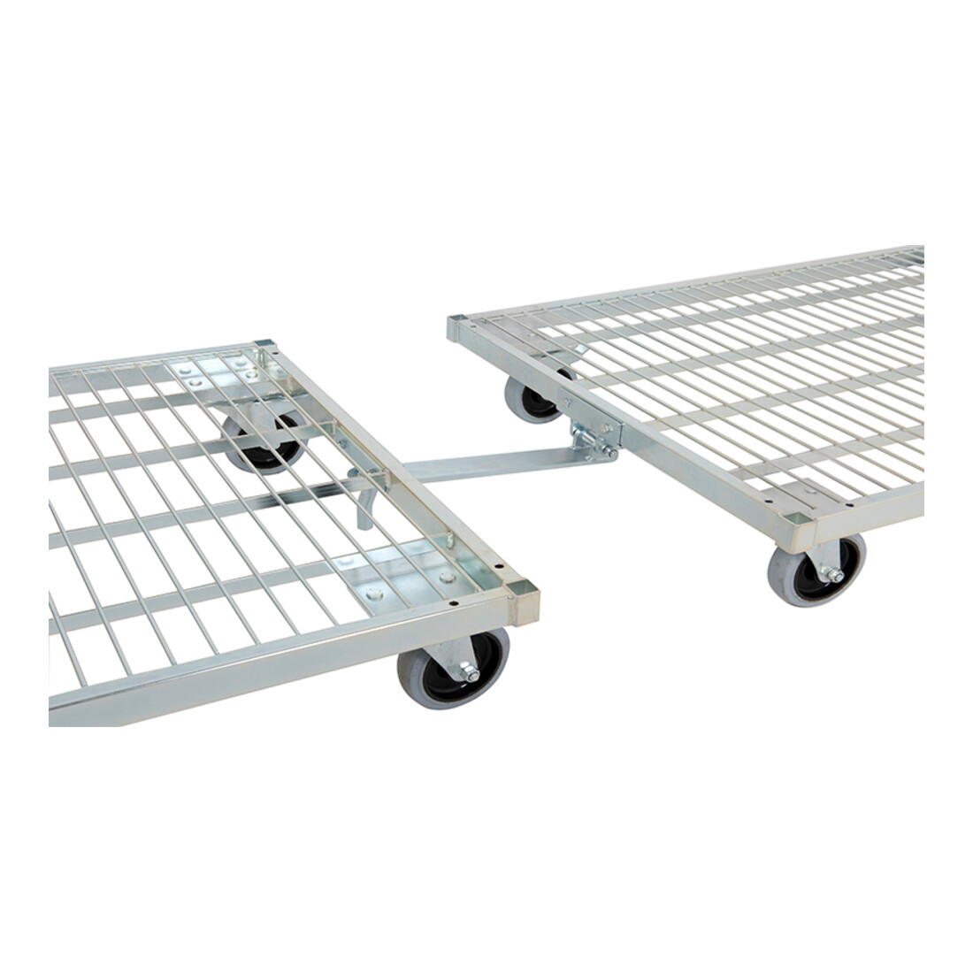 E. S. B. Set timone e accoppiamento Cr 3 per Stahlrolltainer® 800 x 1200 mm