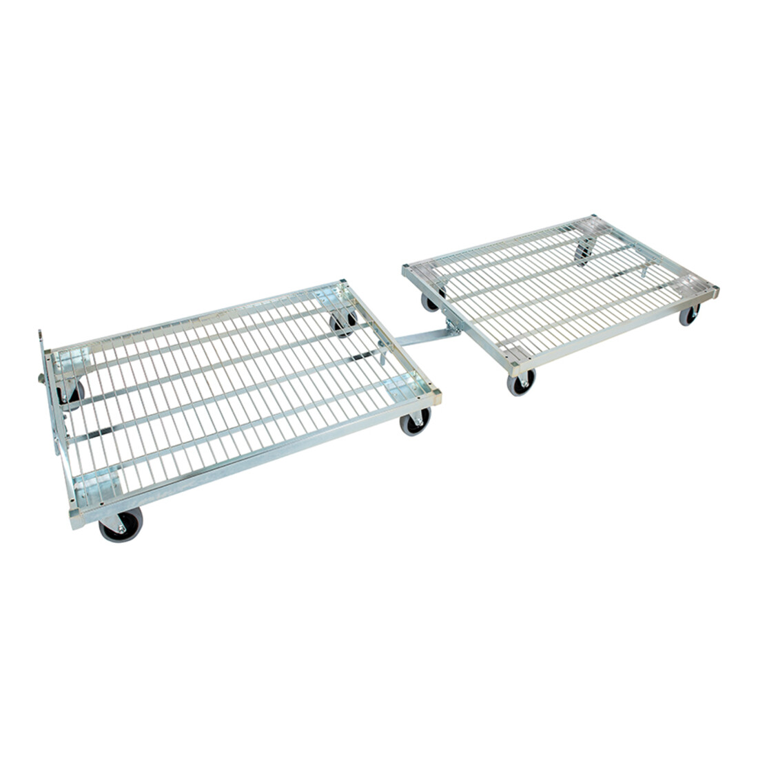 E. S. B. Set timone e accoppiamento Cr 3 per Stahlrolltainer® 800 x 1200 mm