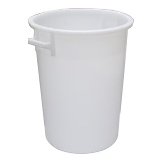 E. S. B. Tonne 100 Liter 670 x Ø 520 mm weiß lebensmittelecht