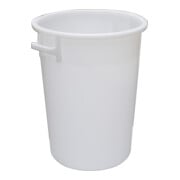 E. S. B. Tonne 100 Liter 670 x Ø 520 mm weiß lebensmittelecht-1