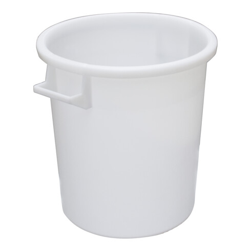 HMH Tonne 50 Liter 470 x Ø 460 mm weiß lebensmittelecht HDPE