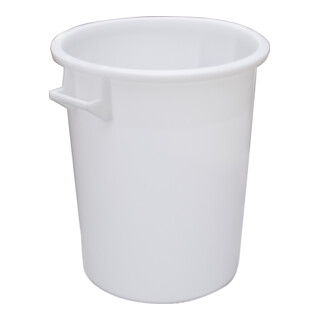 E. S. B. Tonne 75 Liter 570 x Ø 480 mm weiß lebensmittelecht