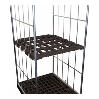E. S. B. Zwischenboden KU schwarz für rolltainer® 724 x 815 mm 2- und 3-seitig