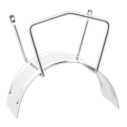 E Support mural pour tuyau en inox