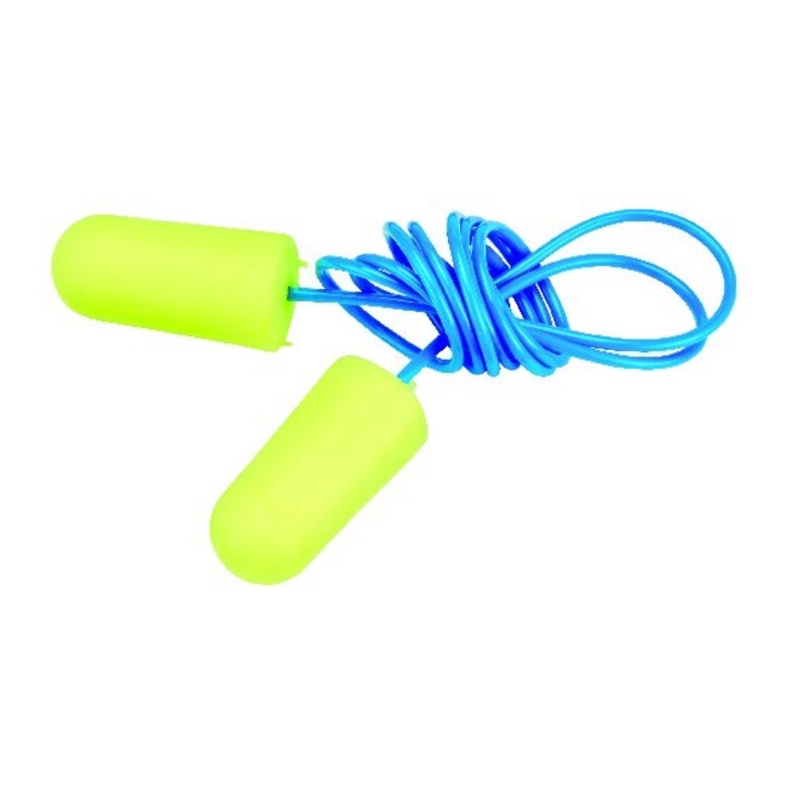 EAR Protection auditive st.EARSoftJaune Néon avec bande (Pack de 200 paires)