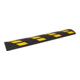 EasyRide Fahrbahnschwelle Normelement 300 x 1800 x 75mm Recycling-Gummi schwarz-gelb