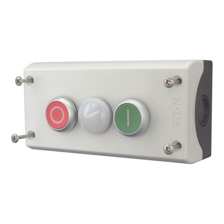 Eaton 2F-Drucktaster 2S2Ö,Aufbau,m.LED M22-I3-M2