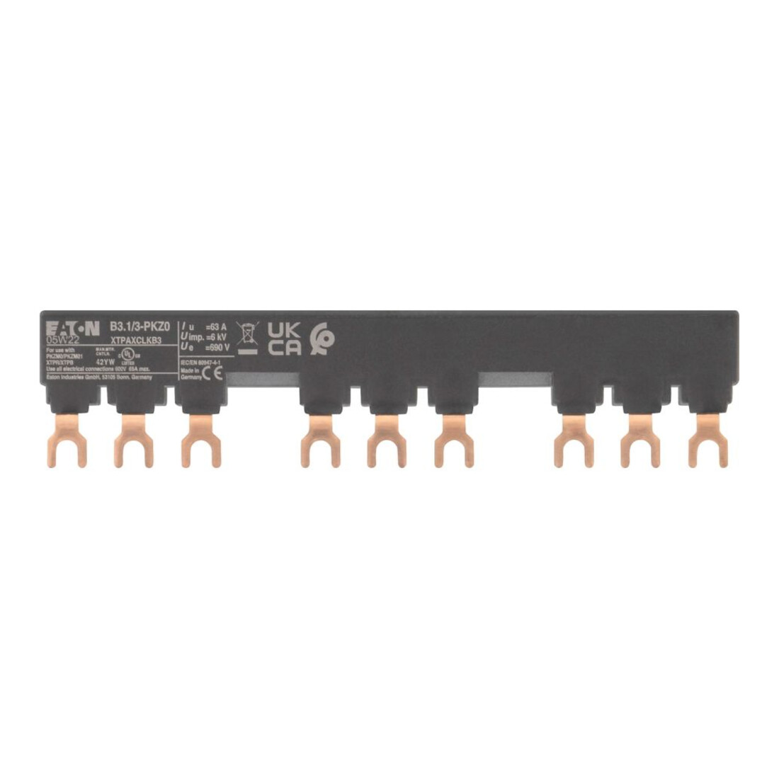 Eaton Bloc barres triphasé B3.1/3-PKZ0