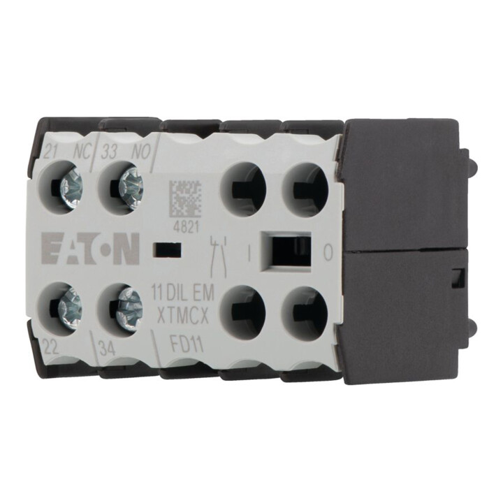 Eaton Bloc contact auxiliaire 1S+1O, montage central 11DILEM
