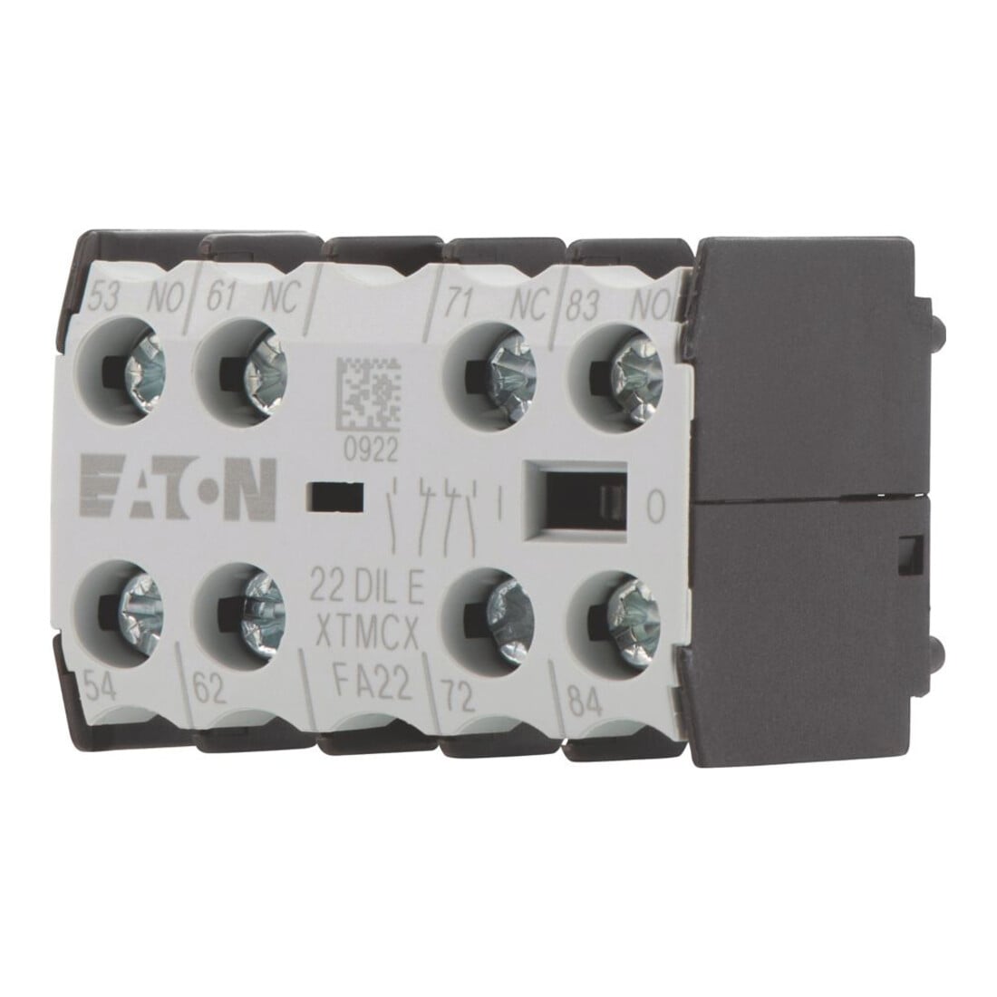 Eaton Bloc contact auxiliaire 2S+2O, montage central 22DILE