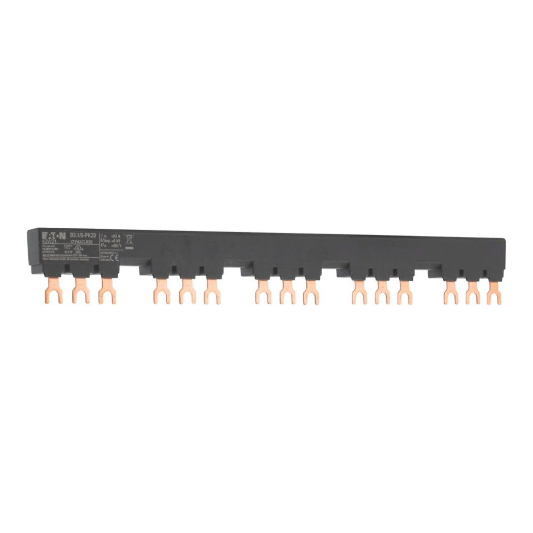 Eaton Bloc de barres triphasé pour 5 PKZ0 B3.1/5-PKZ0