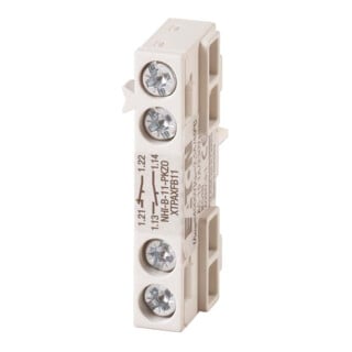 Eaton Bloc de contact auxiliaire 1O+1F NHI-B-11-PKZ0