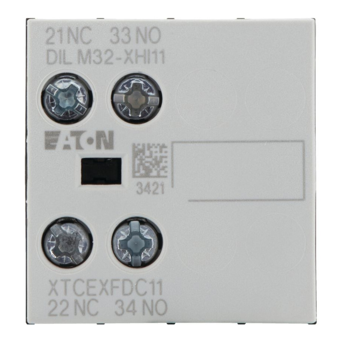 Eaton Bloc de contact auxiliaire 2p. 1O1F DILM32-XHI11